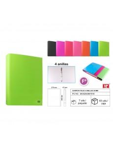 Carpeta folio 4 anillas...