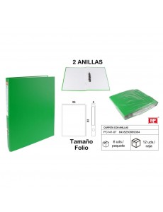 Carpeta folio 2 anillas