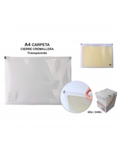 Carpeta cierre cremallera...