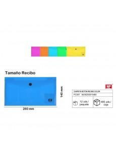 Carpeta boton recibo color...