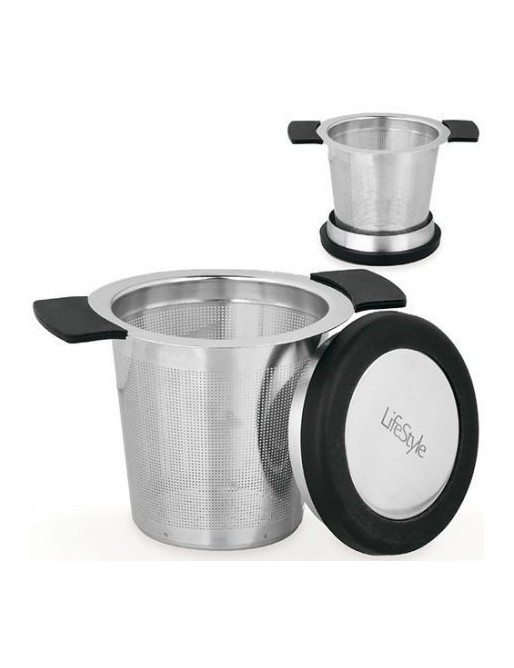 Filtro Infusión Inox con Tapa Soporte