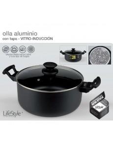 Olla aluminio induccion luxe