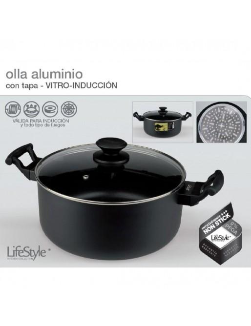 Olla aluminio induccion luxe